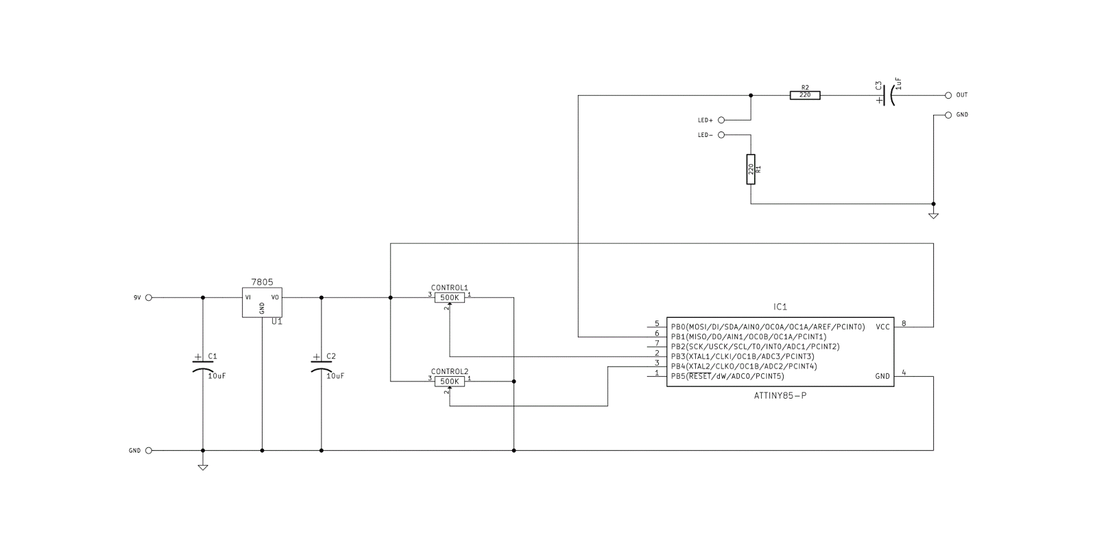 Harsh Noise Generator schematic